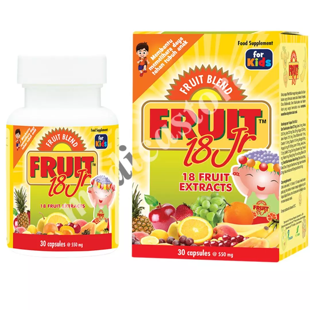 FRUIT 18 JR 30 CAPSULES