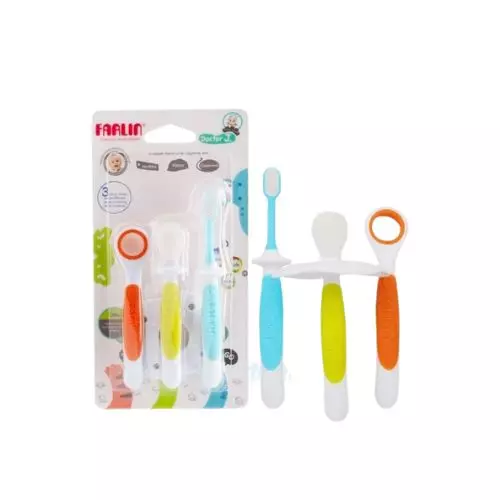 Farlin 3 Baby Oral Hygiene Set Biru
