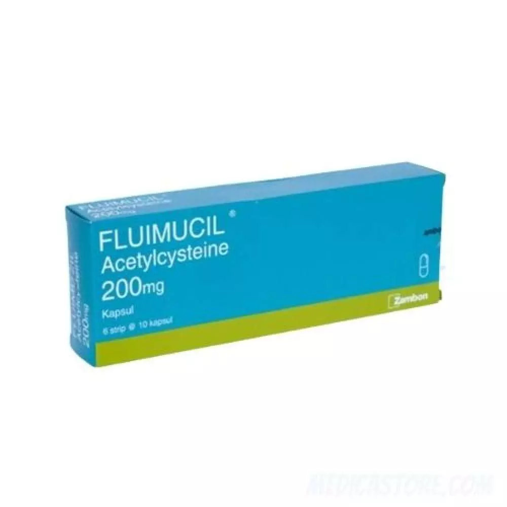 Fluimucil 200 mg Kapsul 60 S
