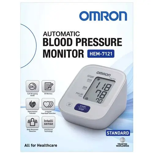 OMRON BLOOD PRESSURE MONITOR HEM 7121