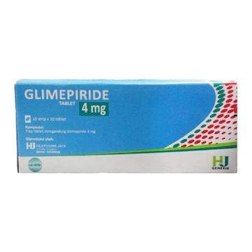 Glimepiride 4 MG 100 S (hj)