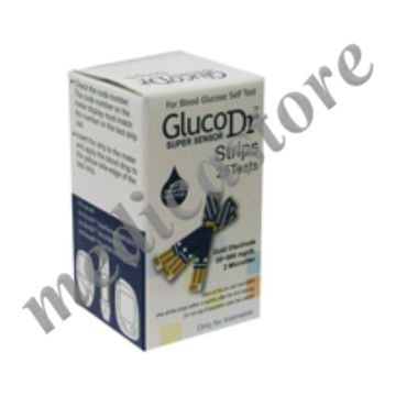 Glucodr  Blood Glucose Test Strip Ags Super Sensor 25
