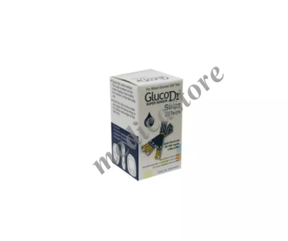 GLUCODR  BLOOD GLUCOSE TEST STRIP AGS SUPER SENSOR 25