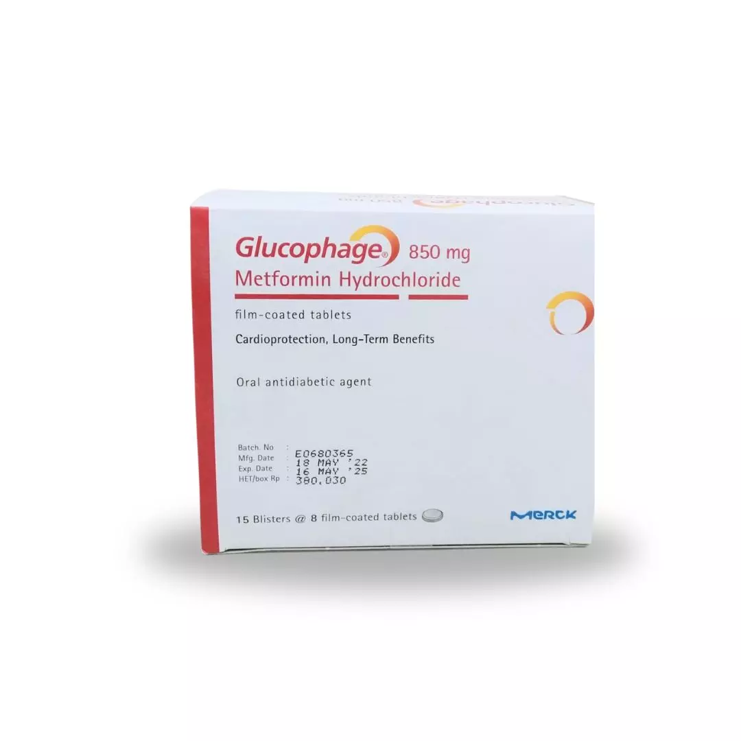 Glucophage 850 mg Tablet