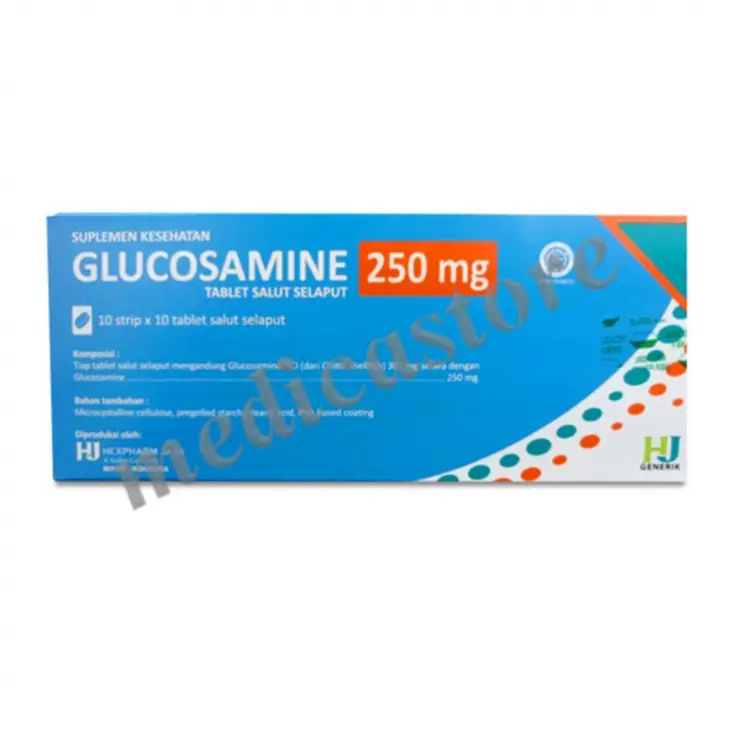 GLUCOSAMINE TABLET 250MG 100'S (HJ) 