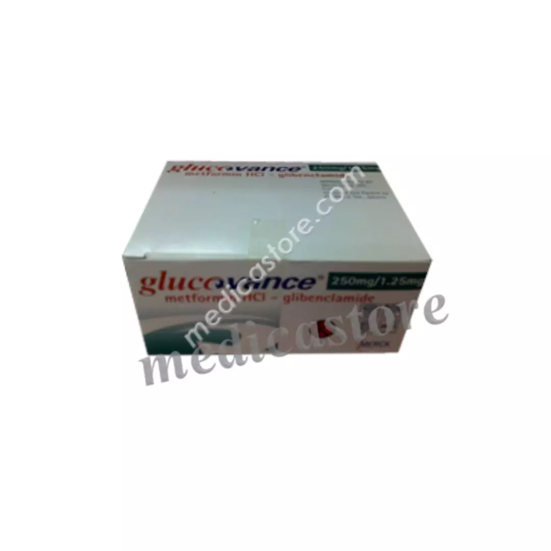 Glucovance 250 mg/1.25 mg Tablet Salut Selaput