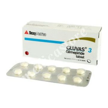 Gluvas 3mg Tablet