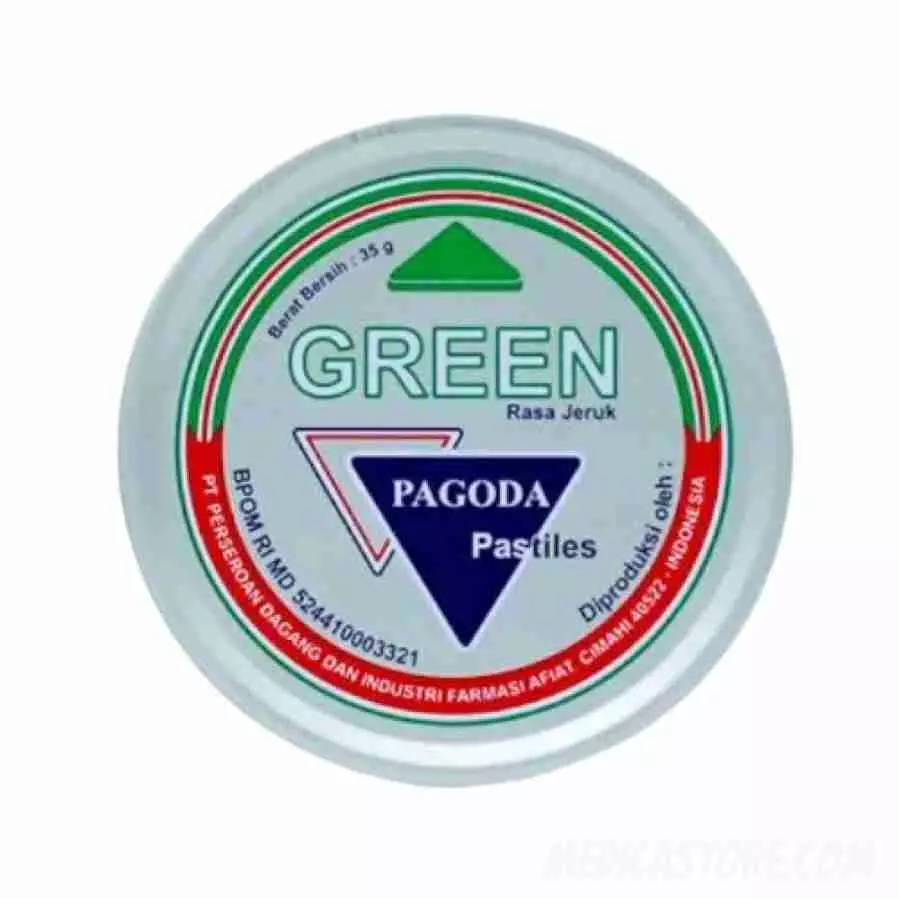 Green Pagoda Pastiles Jeruk 35 g