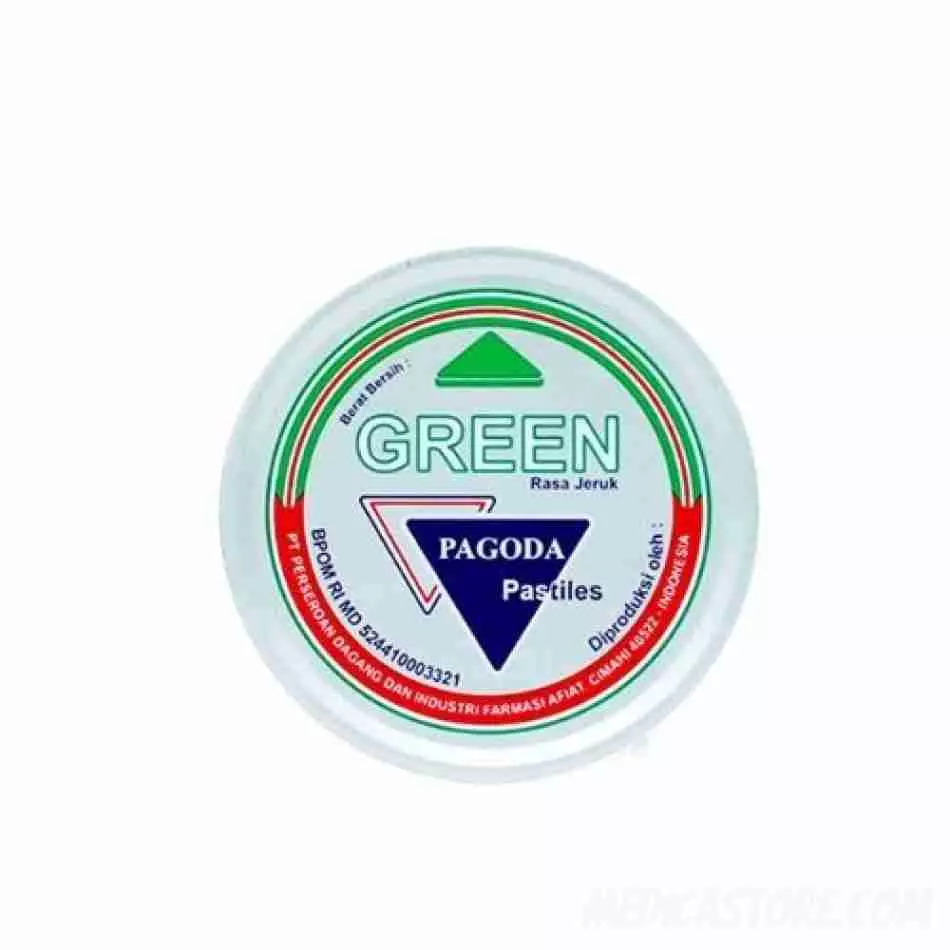GREEN PAGODA PASTILLES 20GR