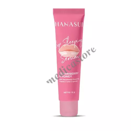 HANASUI LIP SLEEPING SERUM STRAW&HONEY 