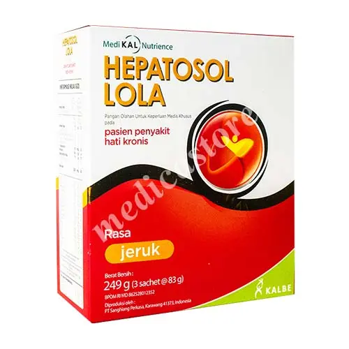 HEPATOSOL LOLA ORANGE 249 GR (SACHET 3 X 83 G)