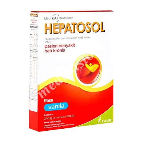 HEPATOSOL VANILLA 240 G (SACHET 3 X 80 G)