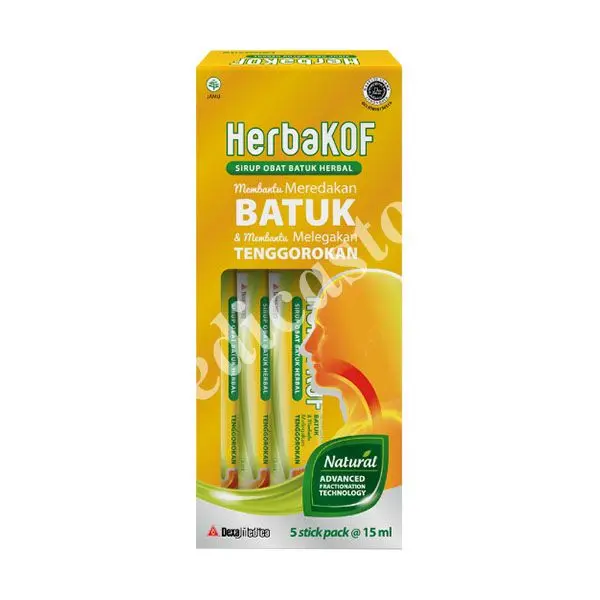 HERBAKOF SIRUP 15 ML 5 SACHET