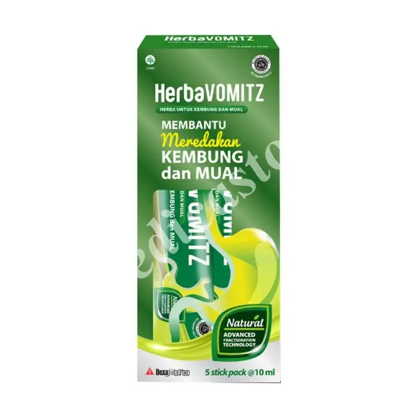 HERBAVOMITZ SIRUP SACHET 5'S