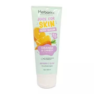 HERBORIST JUICE FOR SKIN BODY SERUM ORANGE & CARROT180 ML