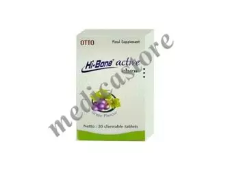 HI-BONE ACTIVE CHEW GRAPE TABLET KUNYAH 30'S