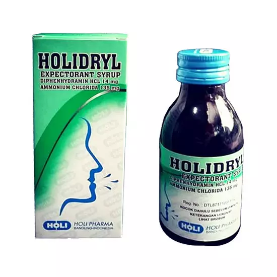 HOLIDRYL EXPECTORANT SYRUP 100 ML