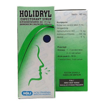 Holidryl Expectorant Syrup 60 ML