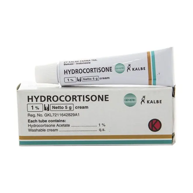 HYDROCORTISONE CREAM 1% 5 GR