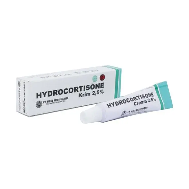 HYDROCORTISONE CREAM 2.5 % 5 GR