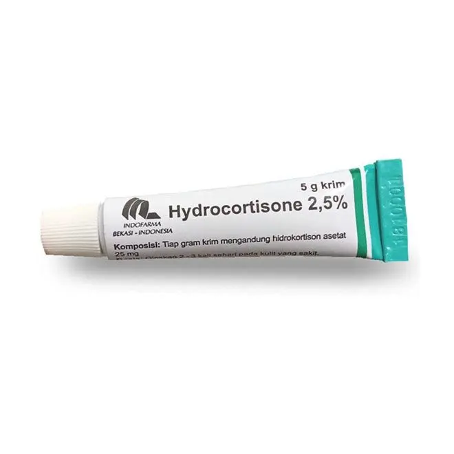 HYDROCORTISONE CREAM 2,5 % 5 GR 