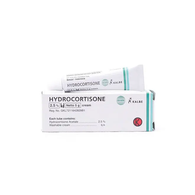 HYDROCORTISONE CREAM 2,5% 5 GR 