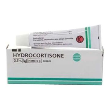 Hydrocortisone 2.5% Krim 5 G