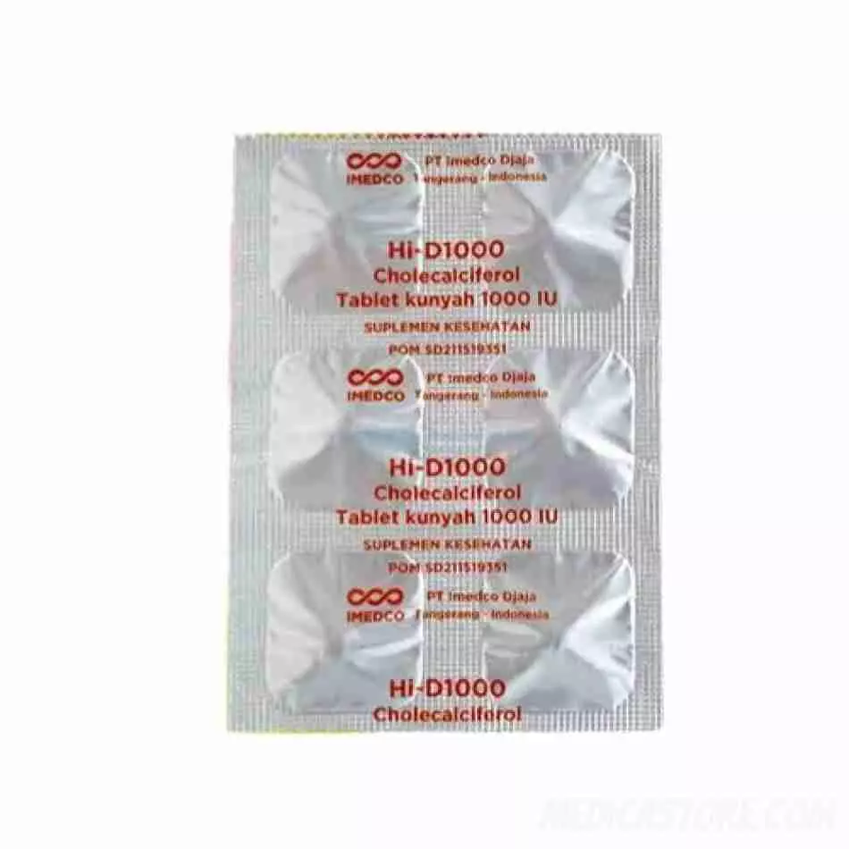 Hi-D 1000 Tablet Kunyah