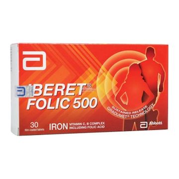 Iberet Folic 500 Tablet 30 S