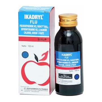 Ikadryl Flu Syrup 100 ML