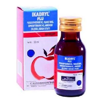 Ikadryl Flu Syrup 60 ML