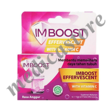 IMBOOST EFFERVESCENT TABLET RASA GRAPE ISI 8