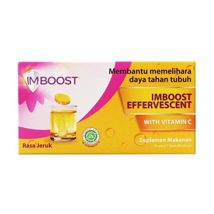 IMBOOST EFFERVESCENT TABLET RASA JERUK