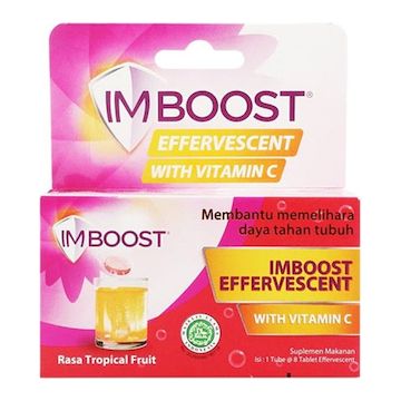 Imboost Effervescent Tablet Tropical Fruit 8's