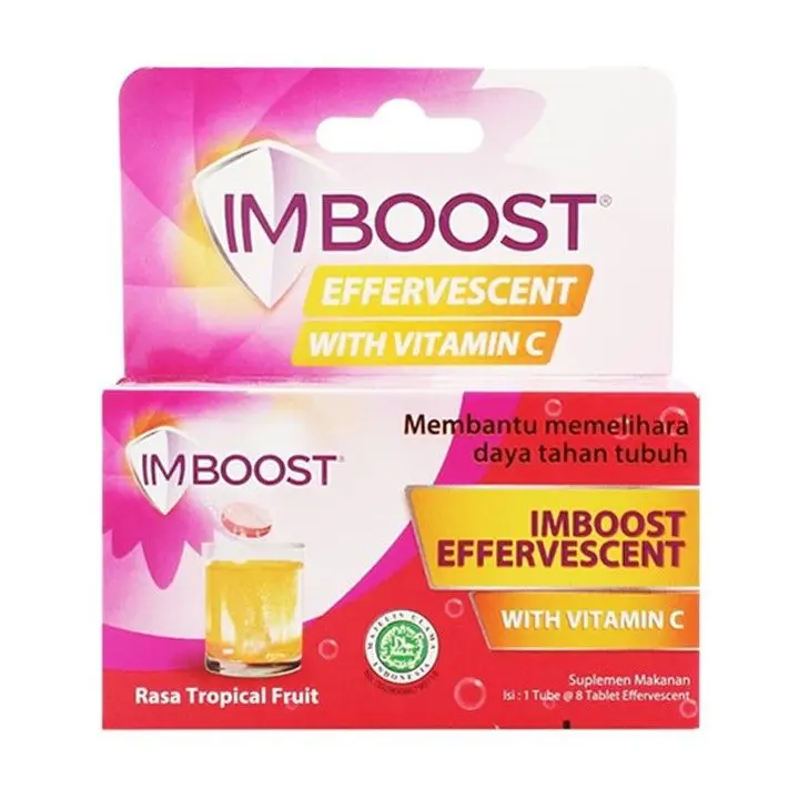 IMBOOST EFFERVESCENT TABLET TROPICAL FRUIT 8'S