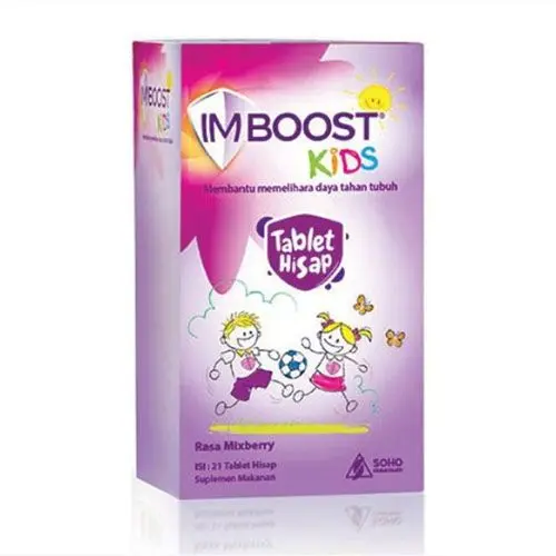 IMBOOST KIDS MIXBERRY TABLET HISAP 21'S 