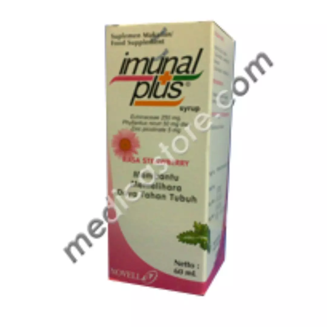 IMUNAL PLUS SYRUP RASA STRAWBERRY 60 ML