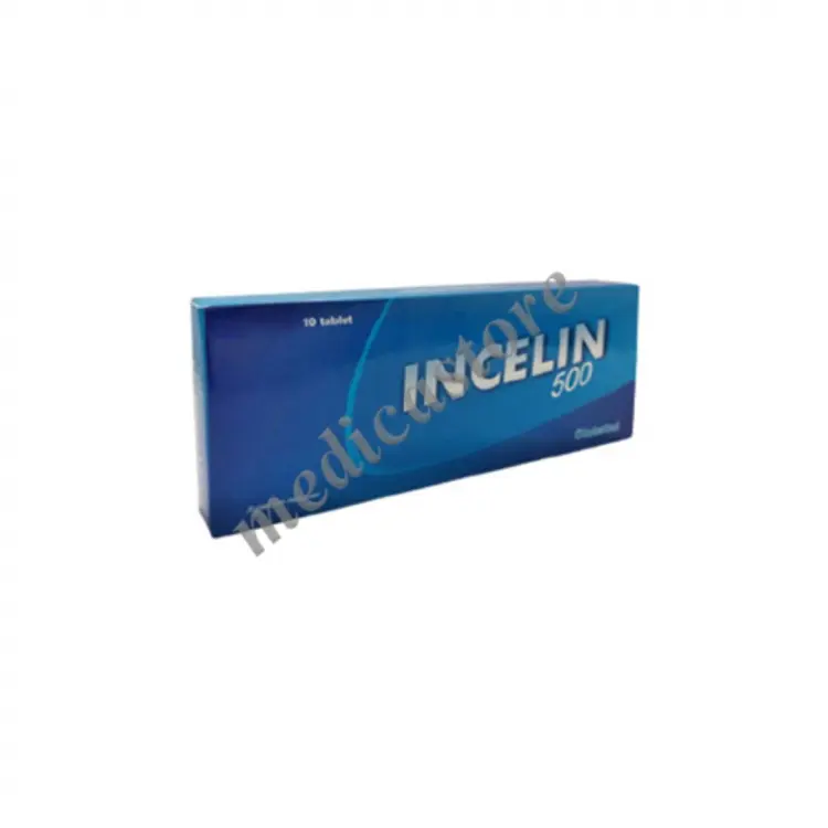 INCELIN TABLET 500 MG 30'S