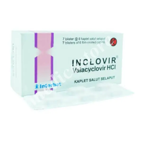 INCLOVIR TABLET 500 MG 42'S