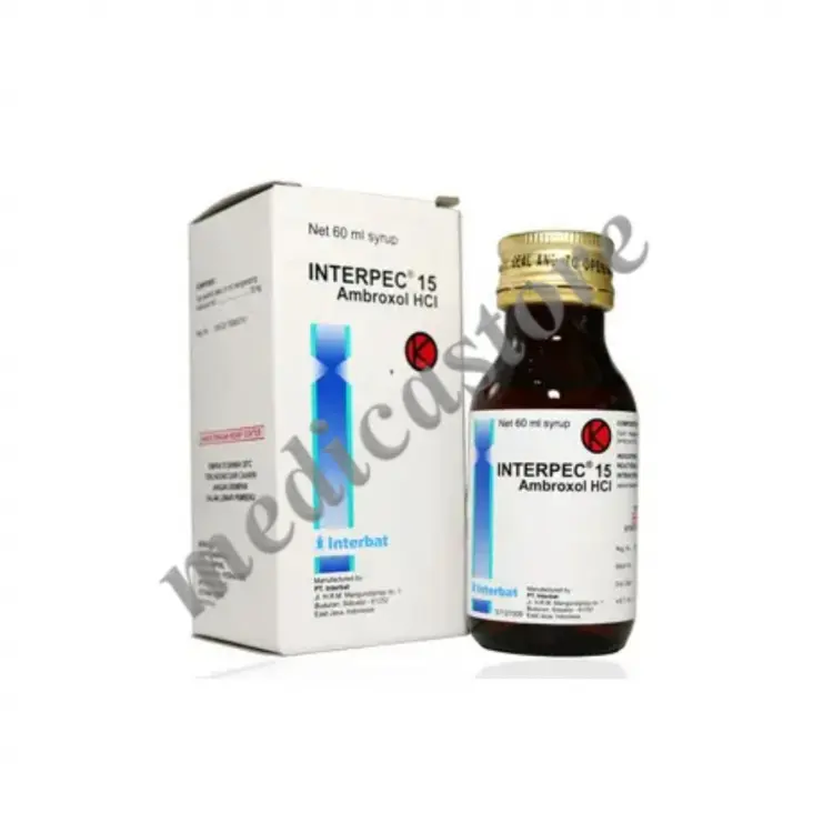 INTERPEC ELIXIR SYRUP 15MG/5ML 60 ML