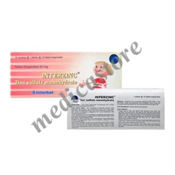 Interzinc Tablet Dispersible 20 MG