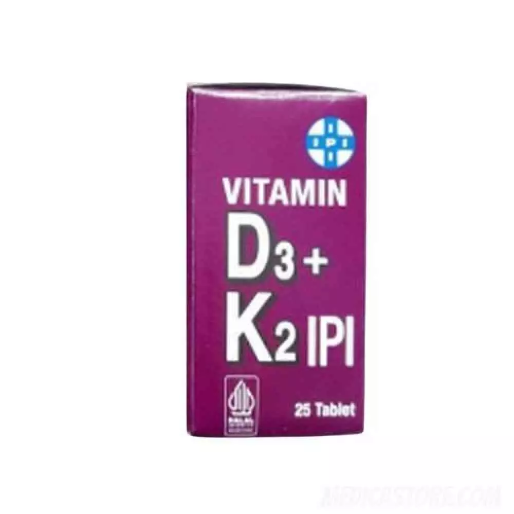 IPI Vitamin D3+K2 Tablet 25's