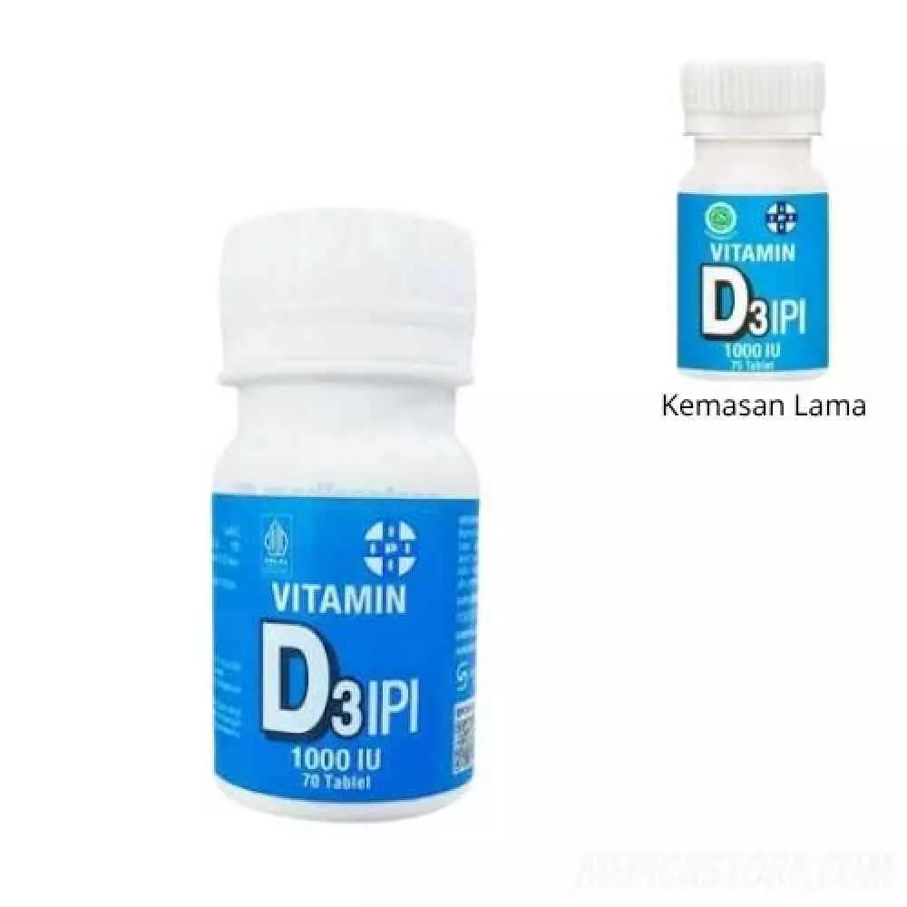 IPI Vitamin D3 1000 IU Tablet 70'S