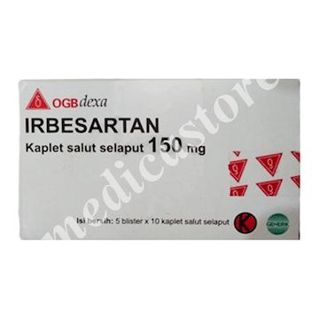 Irbesartan 150 MG Kaplet Salut Selaput