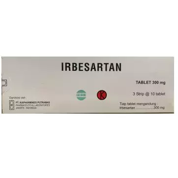 IRBESARTAN TABLET 300 MG 30'S (IKAPHARMINDO)