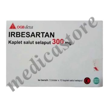 Irbesartan 300 MG Kaplet Salut Selaput