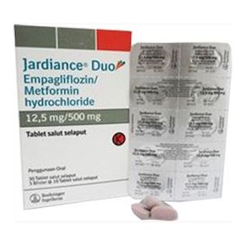 Jardiance Duo 12.5 Mg/500 MG Tablet Salut Selaput