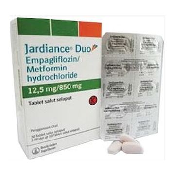 Jardiance Duo 12.5 Mg/850 MG Tablet Salut Selaput