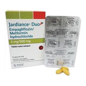 Jardiance Duo 5 Mg/500 MG Tablet Salut Selaput