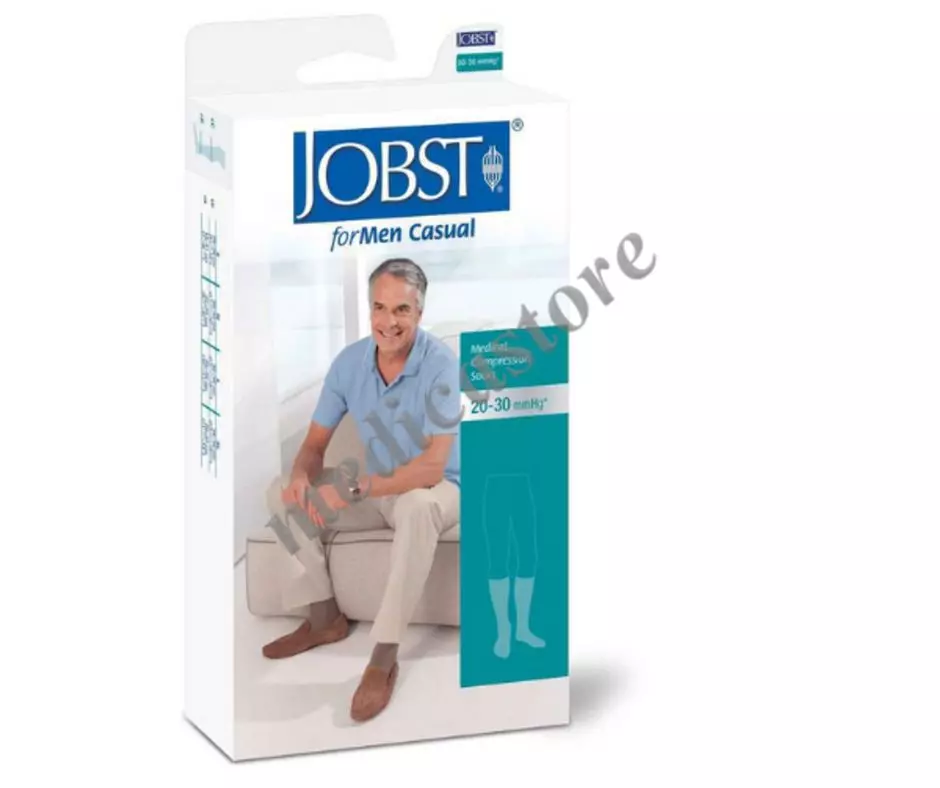 JOBST FOR MAN 20-30 KNEE/BLACK/L